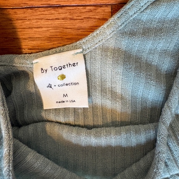 By Together Mint Ribbed Knit Set - Picture 2 of 4